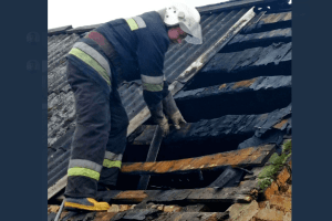На Горохівщині спалахнув житловий будинок (Фото)