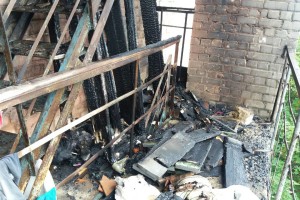 На Рівненщині горів балкон п’ятиповерхівки