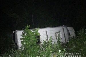 Маршрутка «Київ – Луцьк» перекинулася в Житомирській області