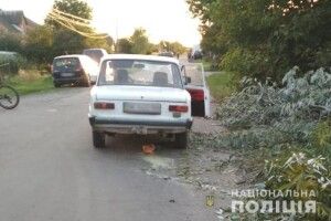 У селі біля Луцька легковик збив пішохода: чоловіка шпиталізували (Фото)