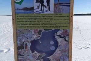 Оприлюднено координати зимувальних ям на великому озері Волині