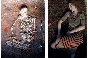 У Вінницькій області зайшли розмальований жіночий скелет віком 4,5 тис. років