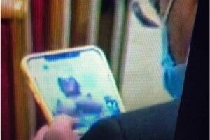 «Слуга народу» у Верховній Раді розглядав голі цицьки на смартфоні (Відео)