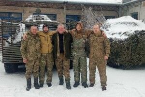 Волинські волонтери, які повезли допомогу на Схід з Ковельщини, поділилися фото з Авдіївки