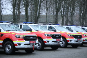 Волинські рятувальники отримали 31 спеціальну аварійно-рятувальну машину 
