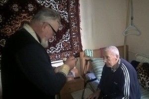 Мешканці Камінь-Каширського відділення для одиноких приступили до Таїнств Сповіді та Причастя