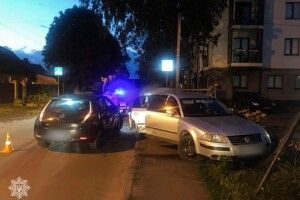 У Луцьку п'яний водій, позбавлений прав, спричинив аварію