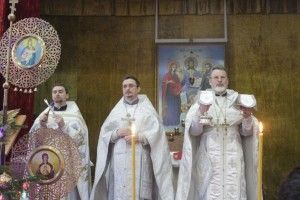 Радість іменинника розділили сини-священики і численні богомольці