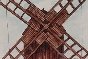 Вітряний млин із Старовижівщини зберігається в музеї в Пироговому
