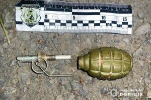 На Волині в п’яного водія знайшли гранату