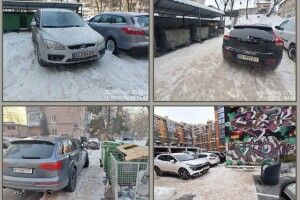 Заблокував сміттєвоз – готуй гаманець: у Луцьку показали «майстрів» паркування