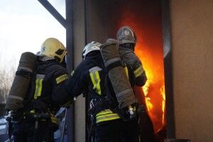 У Луцьку горіла котельня (Відео)