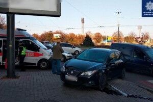 У ранковій аварії в Луцьку постраждали двоє маленьких дітей