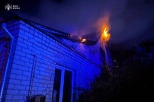 На Волині вночі горів житловий будинок