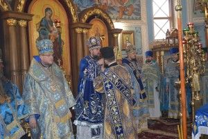 Єпископ Володимир-Волинський і Турійський преосвященний Матфей співслужив Митрополиту Епіфанію (Фото)