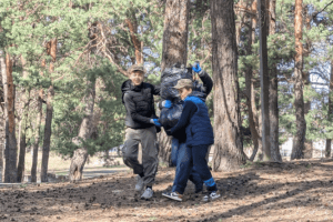 Юні патріоти з чотирьох областей провели велику толоку на Волині