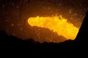 Під час запуску доменної печі розлилося 40 тонн чавуну