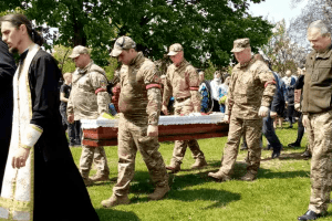 На Волині попрощалися із юним випускником ліцею, який загинув на війні (Фото)