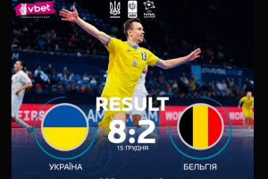 Україна забили 8 голів у ворота Бельгії (Відео)