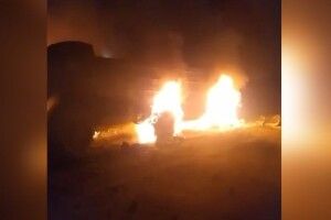 «На Харківщині панянка власноруч спалила БТР орків», – Сухопутні війська ЗС України (Відео)