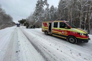 За минулу добу волинські рятувальники здійснили 16 виїздів для ліквідації наслідків погодних умов