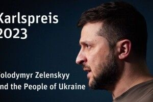 Народ України та Володимира Зеленського відзначили премією Карла Великого