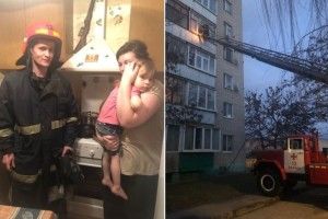 Дворічна дівчинка зачинилася в квартирі, навіть рятувальників не впускала