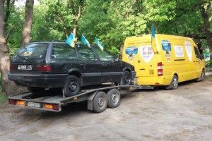 Із Ківерцівщини бійцям відправили автомобіль