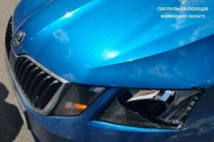 У Луцьку сталася аварія: зіткнулися Volvo та Skoda (Фото)