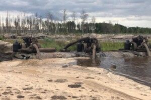 На клондайку Рівненщини вилучили 9 мотопомп