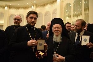Волинянин Іван Сидор отримав нагороду від Вселенського патріарха Варфоломія