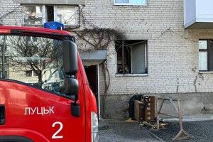 У Луцьку в п'ятиповерхівці горіла квартира