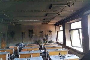 Що горіло у нововолинській школі?