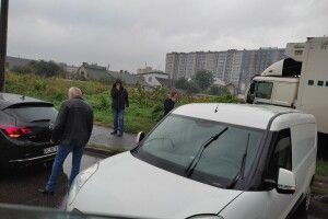 У Луцьку дві ДТП одночасно: на місці військові та поліція (Фото)