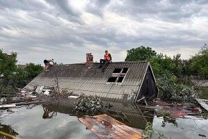 Три дні пішки йшов  із затопленого села до Одеси, бо не міг покинути собаку