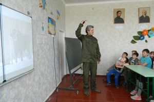 У Клепачеві школярі на уроці шукали сліди тварин