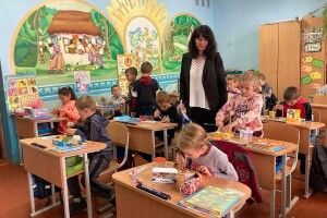 У ліцеї на Волині дітей вчили розпізнавати сліди звірів