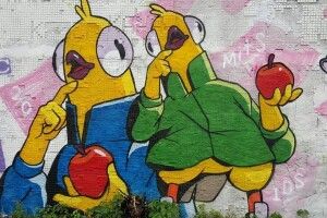 На Ківерцівській «на гарячому» упіймали «графітчика»
