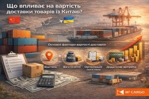 Що впливає на вартість доставки товарів із Китаю