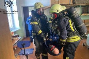 На швейній фабриці на Волині працювали рятувальники (Фото) 