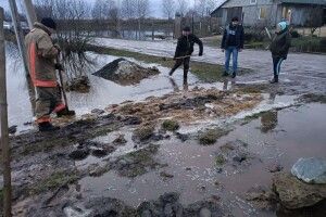 Тала вода затоплює обійстя волинян (Фото) 