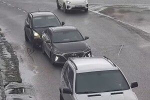 У Луцьку сталося ДТП через недотримання дистанції (Відео)