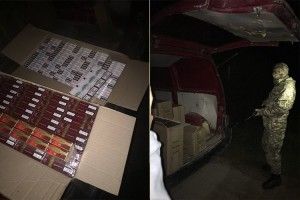 На українсько-польському кордоні виявили 15 ящиків сигарет (Фото)