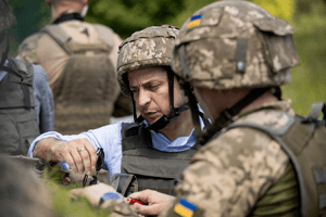 Володимир Зеленський вирушив на фронт