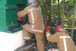 Бійцям ДСНС довелося витягати дядька з криниці