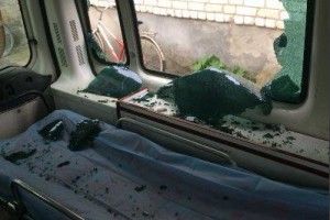 У Ратнівському районі психічно хворий чоловік розгромив «швидку»