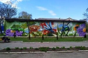 Волиняни за 5 днів розписали понад 60 метрів квадратних стіни (Фото)