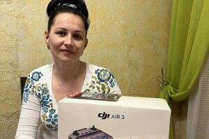 Волинянка, яка живе в Австрії, придбала дрон для українських захисників