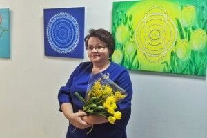 У Луцьку на виставці збирали гроші, щоб допомогти вдовам військових (Фото, відео)