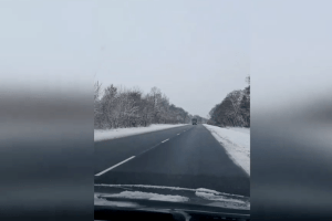 Дорожники показали відремонтовану ділянку траси на межі Волині і Рівненщини